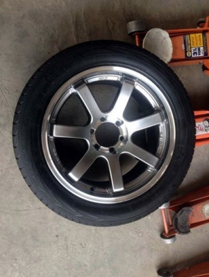 เเม็ก Lenso RT7 ขอบ20 6รู139 กว้าง9 ออฟ20 พร้อมยาง Yogohama 265/50/20 ปี10