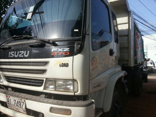 ขายรถ 10 ล้อดัมพ์ ISUZU DECA 270 แรงม้าปี 2550 มี 2 คันราคาคันละ 2100000