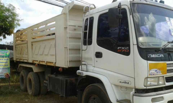 ขายรถ 10 ล้อดัมพ์ ISUZU DECA 270 แรงม้าปี 2550 มี 2 คันราคาคันละ 2100000
