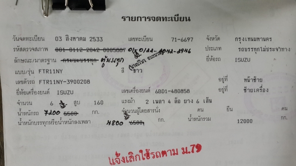 ขาย6ล้อใหญ่ช่วงยาว.....ยาง900.20.....0815667535