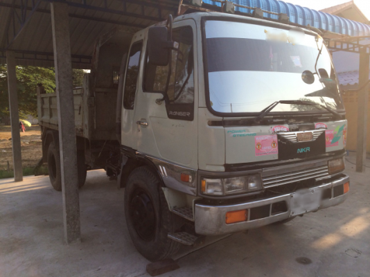 ขายรถบรรทุก 6 ล้อ ดัมพ์ HINO FE เครื่อง Ho6c 195 แรง รถห้าง ยาง 9.00 แอร์พร้อม