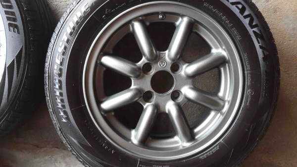 ขายล้อแม็ควาตานาเบ้แท้ๆพร้อมยางบริสโตนปึ 12 ดอกเต็ม สภาพสวยๆครับ
