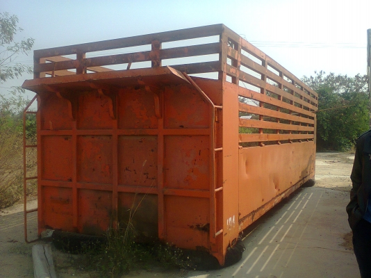 กระบะ 10 ล้อ ยาว  กระบะเหล็กดัมพ์ ครบชุด