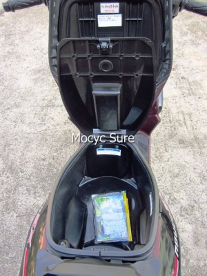 <ขายแล้วครับ>Yamaha Nouvo SX สีแดงดำ ล้อแม็กซ์ ตัวท๊อป รถ 9 เดือน วิ่ง 6,xxxกิโล