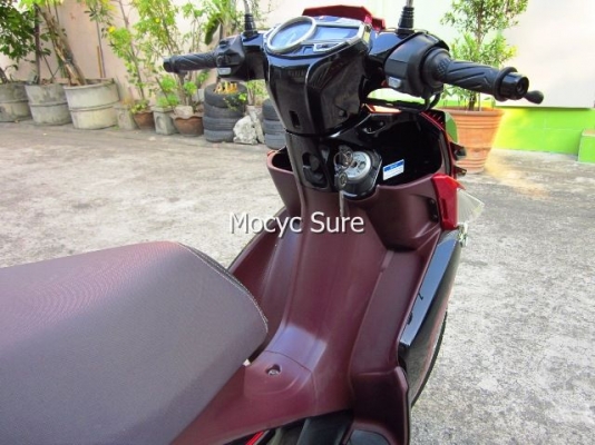 <ขายแล้วครับ>Yamaha Nouvo SX สีแดงดำ ล้อแม็กซ์ ตัวท๊อป รถ 9 เดือน วิ่ง 6,xxxกิโล