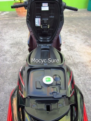 <ขายแล้วครับ>Yamaha Nouvo SX สีแดงดำ ล้อแม็กซ์ ตัวท๊อป รถ 9 เดือน วิ่ง 6,xxxกิโล