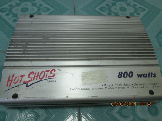 แอมป์hot shot 4CH