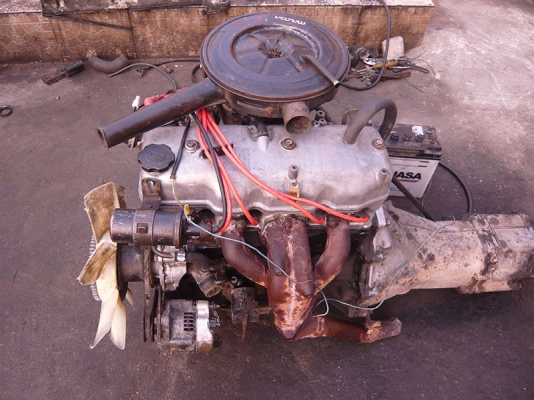 ขายเครื่องยนต์กระบะมาสด้าแฟมิเลีย 1400cc 6850 บาท