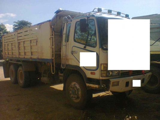 กระบะ 10 ล้อ กระบะเหล็กสามมิตร ดัมพ์ ยาว 6.10 เมตร อุปกรณ์ครบชุด