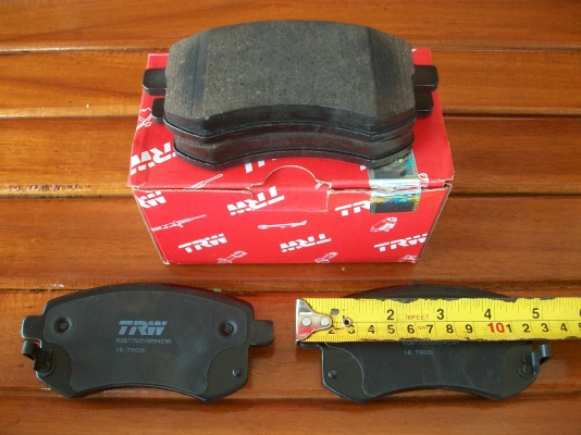 ขายผ้าเบรคหน้า  PROTON EXORA 1.6