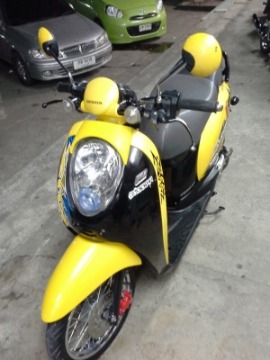 รถหัวฉีดประหยัดน้ำมัน Honda Scoopy -i ปลายปี 2554 สวยใส คุณภาพคับแน่น