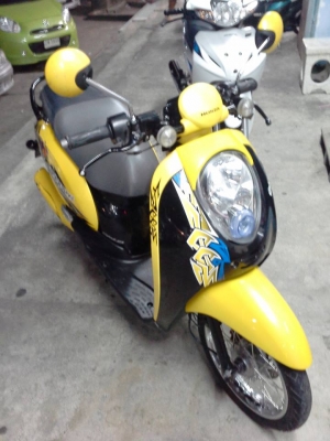 รถหัวฉีดประหยัดน้ำมัน Honda Scoopy -i ปลายปี 2554 สวยใส คุณภาพคับแน่น