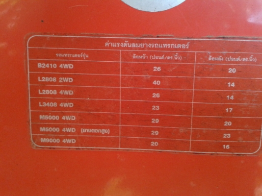 รถไถ่นาคูโบต้า รุ่น L 3408 สองเพลา พร้อมใช้งาน รถไถ่นาคูโบต้า รุ่น L 3408 สองเพลา พร้อมใช้งาน