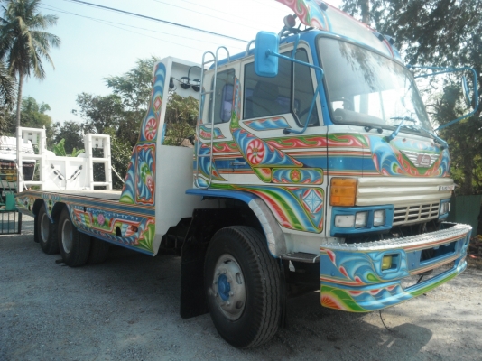 ขายรถเทรลเลอร์ 10 ล้อ HINO SUMO รถ 2 เพลา บรรทุกรถเกี่ยวข้าว เครื่อง EP100 เทอร์โบ (รถอยู่สุพรรณบุรี)