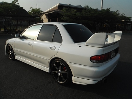 ขายรถมิตซูบิชิ เครื่อง 4G63 เทอร์โบ อินเตอร์ แต่ง EVO3 ขับดี เครื่องเสียงตรึม แก๊ส LPG.