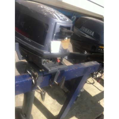 ขายเครื่องยนต์เรือ Yamaha 4แรงม้า 2 จังหวะ มือสองจากญี่ปุ่น