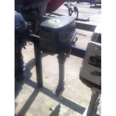 ขายเครื่องยนต์เรือ Yamaha 4แรงม้า 2 จังหวะ มือสองจากญี่ปุ่น