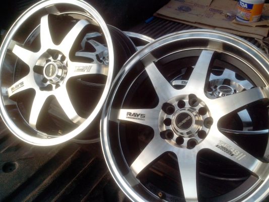 ขายแม็กte38ขอบ17 5รู114.3 กว้าง7.5มือสอง เดิมๆ