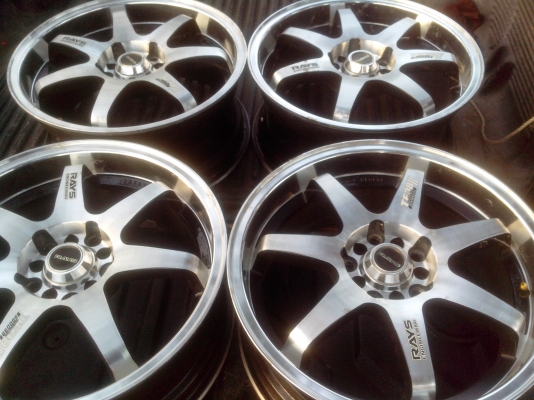 ขายแม็กte38ขอบ17 5รู114.3 กว้าง7.5มือสอง เดิมๆ