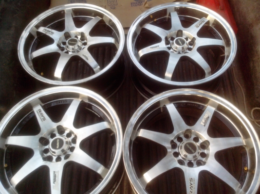 ขายแม็กte38ขอบ17 5รู114.3 กว้าง7.5มือสอง เดิมๆ