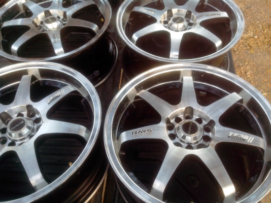 ขายแม็กte38ขอบ17 5รู114.3 กว้าง7.5มือสอง เดิมๆ