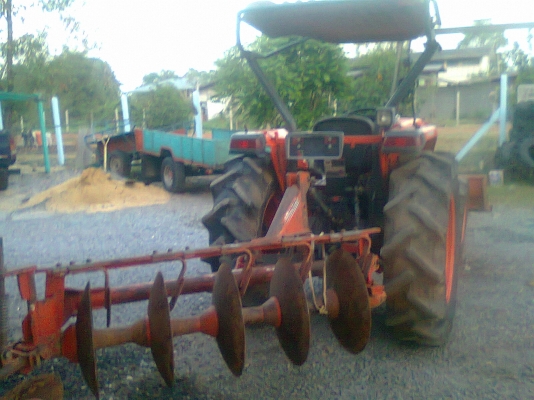 จัดหนัก..จัดเต็ม...คูโบต้า L4508DI ใบดันหน้า + ผานพรวน 5*22 ตราช้าง