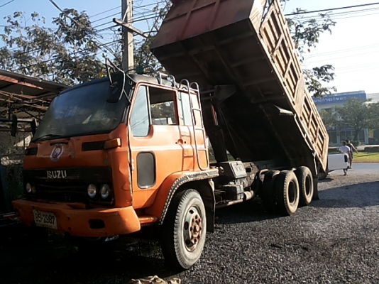 สิบล้อ isuzu เครื่อง 6BG เกีย isuzu 195