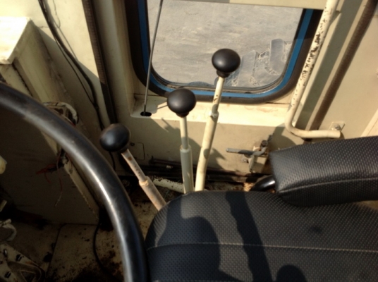 รถตัก Komatsu 510 กรองเดี่ยว ซีเรียล 1548X บุ้งกี๋ 1.2Q เก่าญี่ปุ่น นำเข้าเอง