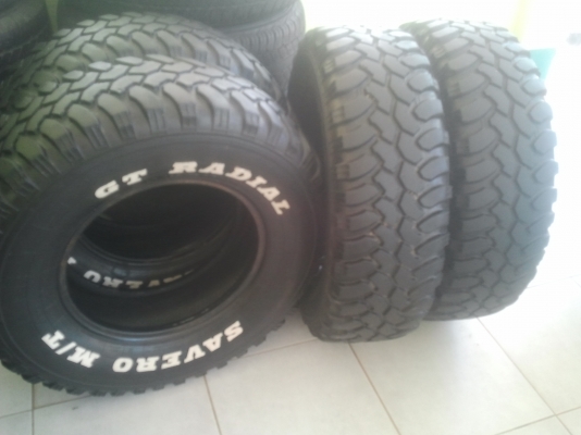 SAVERO M/T 265-75-16 ครบชุด4เส้นตามสภาพ SAVERO M/T 265-75-16 ครบชุด4เส้นตามสภาพ