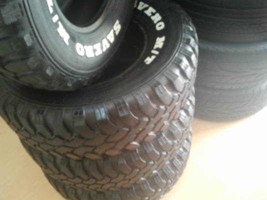 SAVERO M/T 265-75-16 ครบชุด4เส้นตามสภาพ SAVERO M/T 265-75-16 ครบชุด4เส้นตามสภาพ