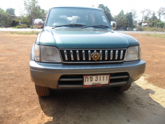 ขายรถ TOYOTA PRADO LANDCRUICER ปี 44 สวยเดิมๆ ไม่เคยทำสีเคื่อง 3.5 cc ติดแก๊ส LPG หัวฉีดลงเล่มแล้วเกียร์ออร์โต่ว