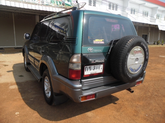 ขายรถ TOYOTA PRADO LANDCRUICER ปี 44 สวยเดิมๆ ไม่เคยทำสีเคื่อง 3.5 cc ติดแก๊ส LPG หัวฉีดลงเล่มแล้วเกียร์ออร์โต่ว