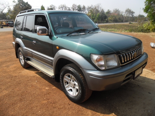 ขายรถ TOYOTA PRADO LANDCRUICER ปี 44 สวยเดิมๆ ไม่เคยทำสีเคื่อง 3.5 cc ติดแก๊ส LPG หัวฉีดลงเล่มแล้วเกียร์ออร์โต่ว