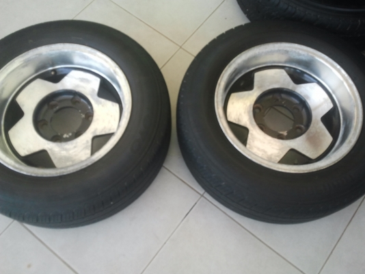 15X7 ET-20 6/139 คู่เดียวตามสภาพไม่คดไม่แตก(ตามสภาพดูก่อนตัดสินใจ) 15X7 ET-20 6/139 คู่เดียวตามสภาพไม่คดไม่แตก(ตามสภาพดูก่อนตัดสินใจ)