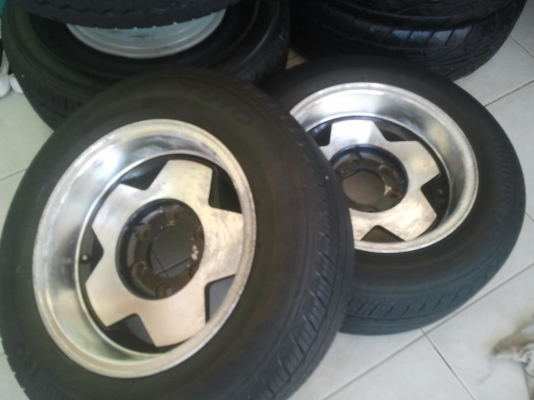 15X7 ET-20 6/139 คู่เดียวตามสภาพไม่คดไม่แตก(ตามสภาพดูก่อนตัดสินใจ)