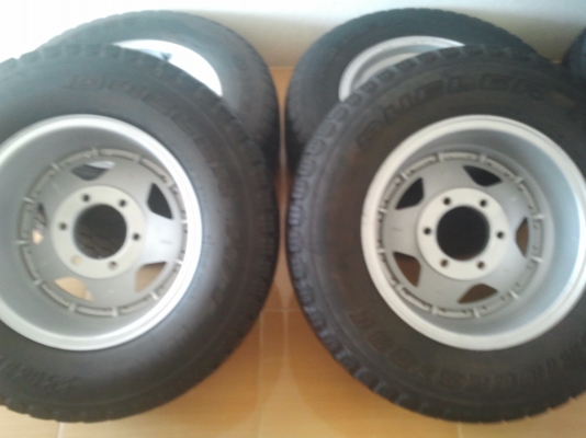 JRD 15X7 ET-5 6/139 แม็กทำสีบรอนมาแล้วครับแต่ยังไม่ได้ใช้(ตามสภาพ)