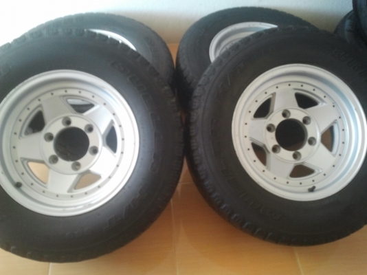 JRD 15X7 ET-5 6/139 แม็กทำสีบรอนมาแล้วครับแต่ยังไม่ได้ใช้(ตามสภาพ)