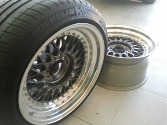 BBS Germany 17X10  5/114  1คู่ครับล้อแท้3ชิ้นถอด