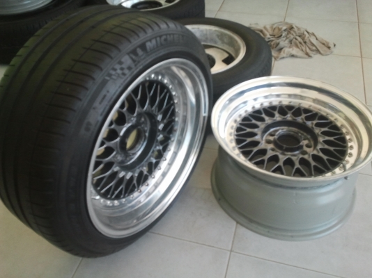 BBS Germany 17X10  5/114  1คู่ครับล้อแท้3ชิ้นถอด