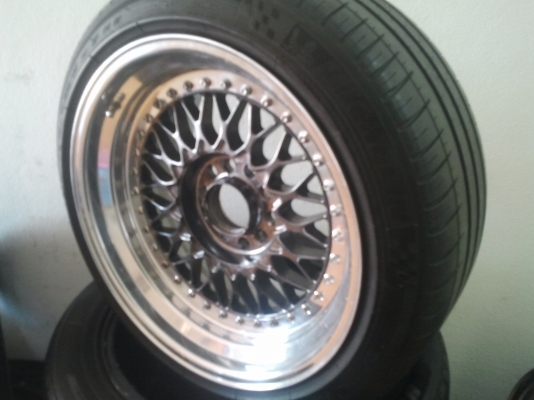 BBS Germany 17X10  5/114  1คู่ครับล้อแท้3ชิ้นถอด