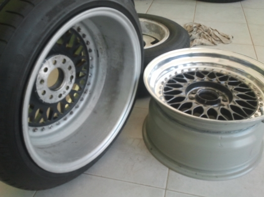 BBS Germany 17X10  5/114  1คู่ครับล้อแท้3ชิ้นถอด