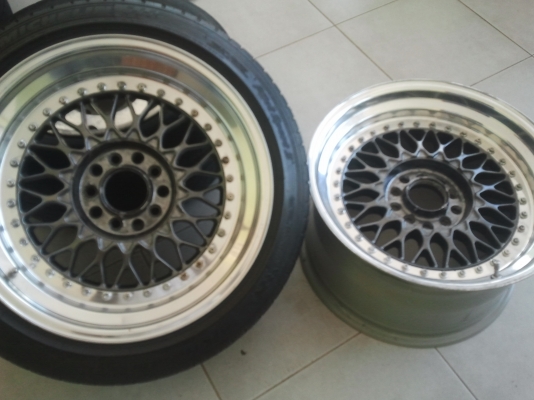 BBS Germany 17X10  5/114  1คู่ครับล้อแท้3ชิ้นถอด