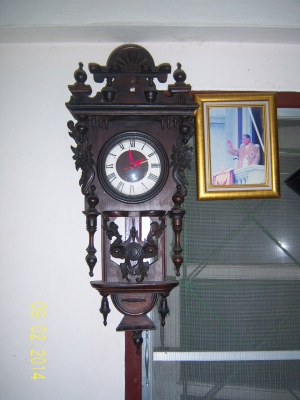 นาฬิกาไม้สักายสวย