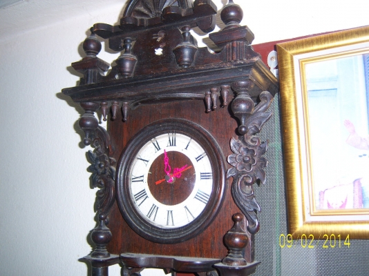 นาฬิกาไม้สักายสวย