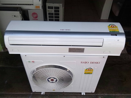 **** ขายแอร์ SAIJO DENKI 25000 BTU สภาพใหม่มาก ****