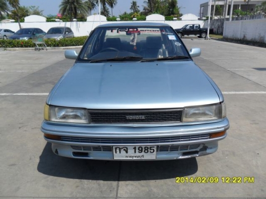 ขายรถToyota Corola ปี88เครื่องเดิม1.3 เกียร์ธรรมดาติดแก๊สLPG ภายในสวยสะอาดเบาะหนังแอร์เย็น แม็กขอบ17" รถขับดี ประหยัดมาก เอกสารพร้อม ขายถูกครับ ขายรถToyota Corola ปี88เครื่องเดิม1.3 เกียร์ธรรมดาติดแก๊สLPG ภายในสวยสะอาดเบาะหนังแอร์เย็น แม็กขอบ17" รถขับดี ประหยัดมาก เอกสารพร้อม ขายถูกครับ
