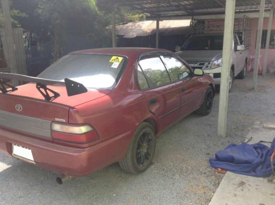 ขาย TOYOTA  corolla โฉมสามห่วง  1.3 DXi   MT ปี 1995 สนใจราคา 80,000 บาทไทย