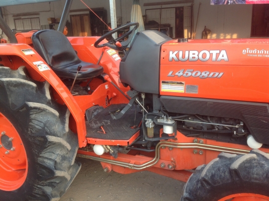 ปัญญาแทรคเตอร์มาแล้ว...นางฟ้า ครับ รถไร่แท้ๆ ไม่เคยลงน้ำ คูโบต้า L4508 DI  พร้อมใบมีดคานล่างFD183F ผาน6x24 CMT ทำงาน 970 ชม. จัดส่ง ต. วังหามแห อ.ขานุฯ จ.กำแพงเพชร