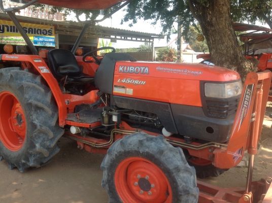 ปัญญาแทรคเตอร์มาแล้ว...นางฟ้า ครับ รถไร่แท้ๆ ไม่เคยลงน้ำ คูโบต้า L4508 DI  พร้อมใบมีดคานล่างFD183F ผาน6x24 CMT ทำงาน 970 ชม. จัดส่ง ต. วังหามแห อ.ขานุฯ จ.กำแพงเพชร