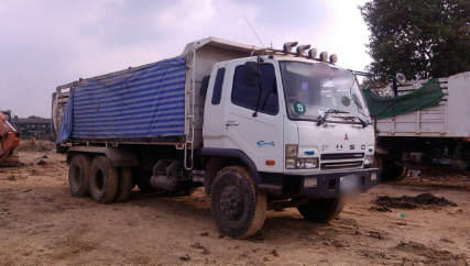 ขายสิบล้อดัมพ์ Mitsubishi Euro 2 ปี 51 กระบะเหล็ก เครื่องเดิม เกียร์เดิม